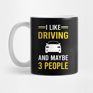 3 People Driving Driver Mug